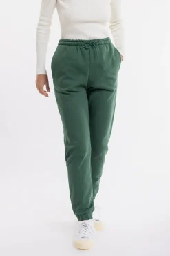 Hot Rotholz Logo Sweatpants Aus Bio-Baumwolle Grun