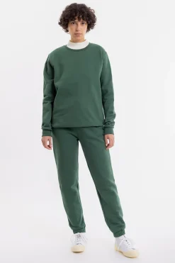 Hot Rotholz Logo Sweatpants Aus Bio-Baumwolle Grun