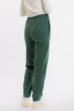 Hot Rotholz Logo Sweatpants Aus Bio-Baumwolle Grun