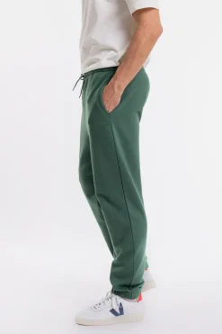 Rotholz Logo Sweatpants Aus Bio-Baumwolle Grun