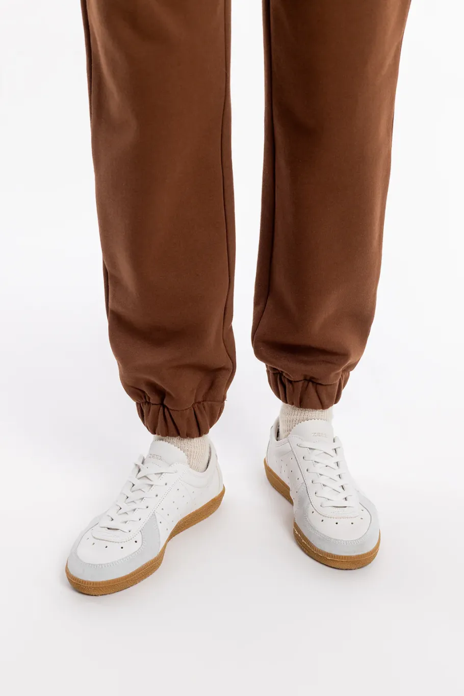 Outlet Rotholz Logo Sweatpants Bio Baumwolle - Braun