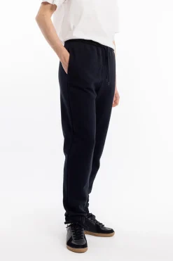 New Rotholz Logo Sweatpants Bio Baumwolle - Schwarz