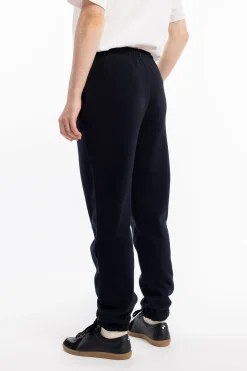 New Rotholz Logo Sweatpants Bio Baumwolle - Schwarz