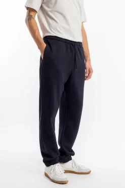 Online Rotholz Logo Sweatpants Bio Baumwolle - Schwarz