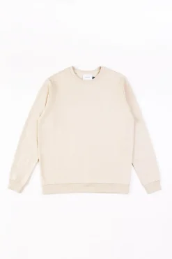 Hot Rotholz Logo Sweatshirt Aus Bio-Baumwolle Creme