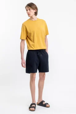 New Rotholz Logo Sweatshorts Aus Bio-Baumwolle Schwarz