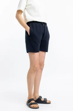 Hot Rotholz Logo Sweatshorts Aus Bio-Baumwolle Schwarz