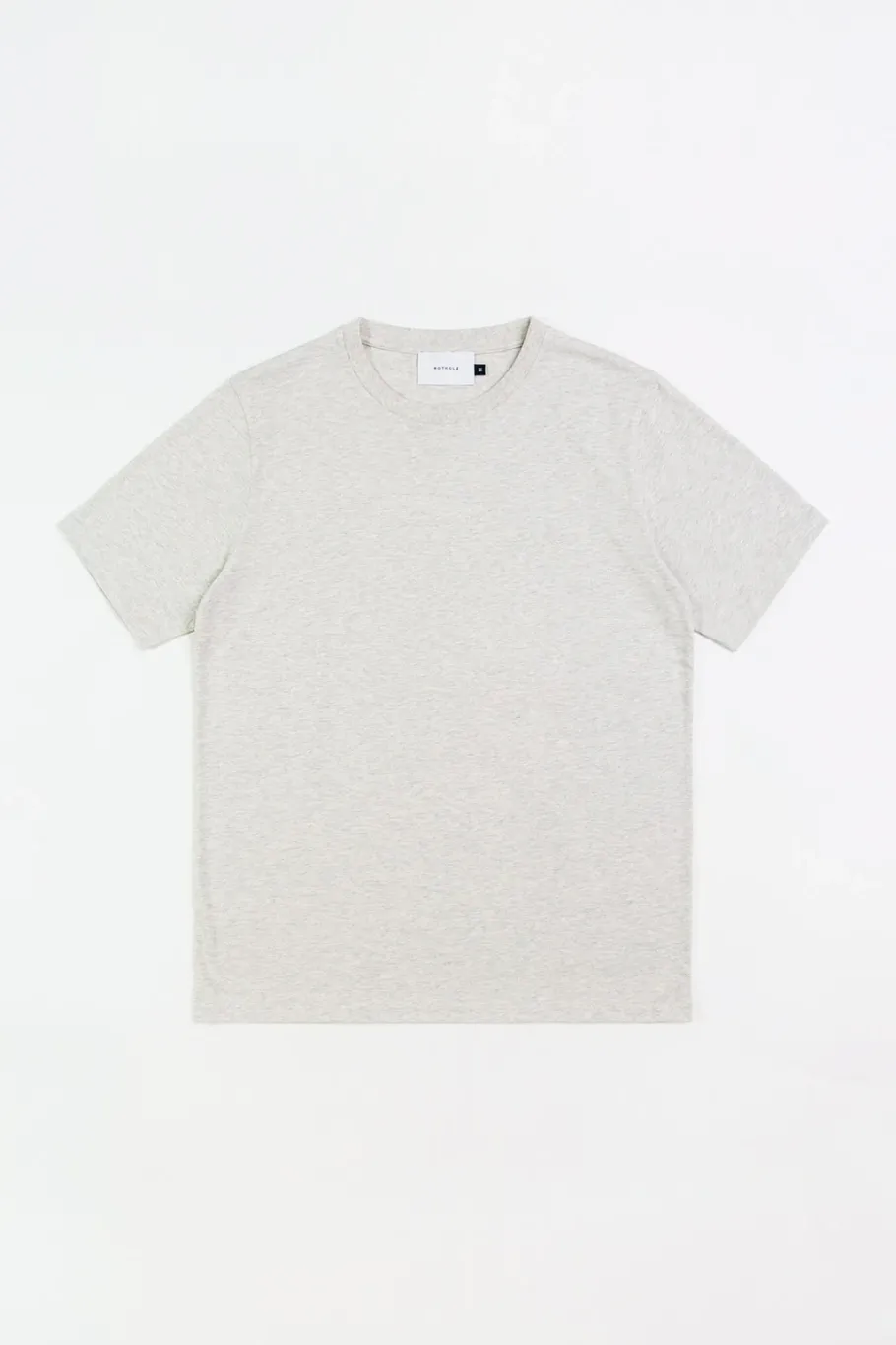 Sale Rotholz Logo T-Shirt Aus Bio-Baumwolle Grau