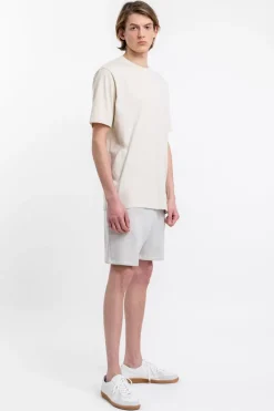 Clearance Rotholz Logo T-Shirt Aus Bio-Baumwolle Creme