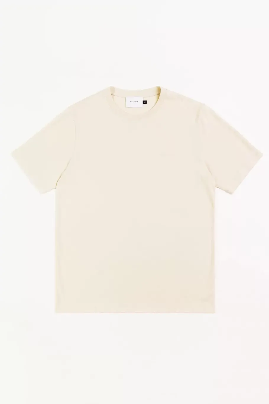 Clearance Rotholz Logo T-Shirt Aus Bio-Baumwolle Creme