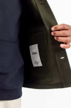 New Rotholz Moleskin Jacke Bio Baumwolle - Oliv