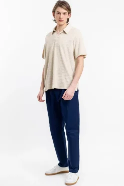 Discount Rotholz Polo Shirt Aus Bio Frottee Creme