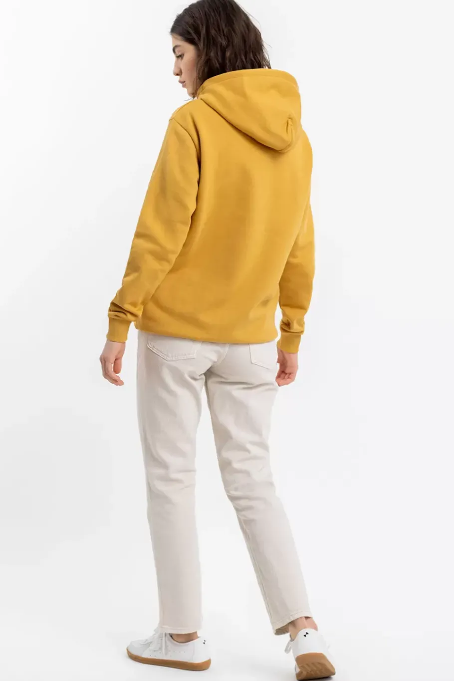 Rotholz Retro Logo Hoodie Senfgelb