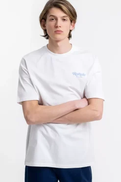 Outlet Rotholz Retro Logo T-Shirt Weis