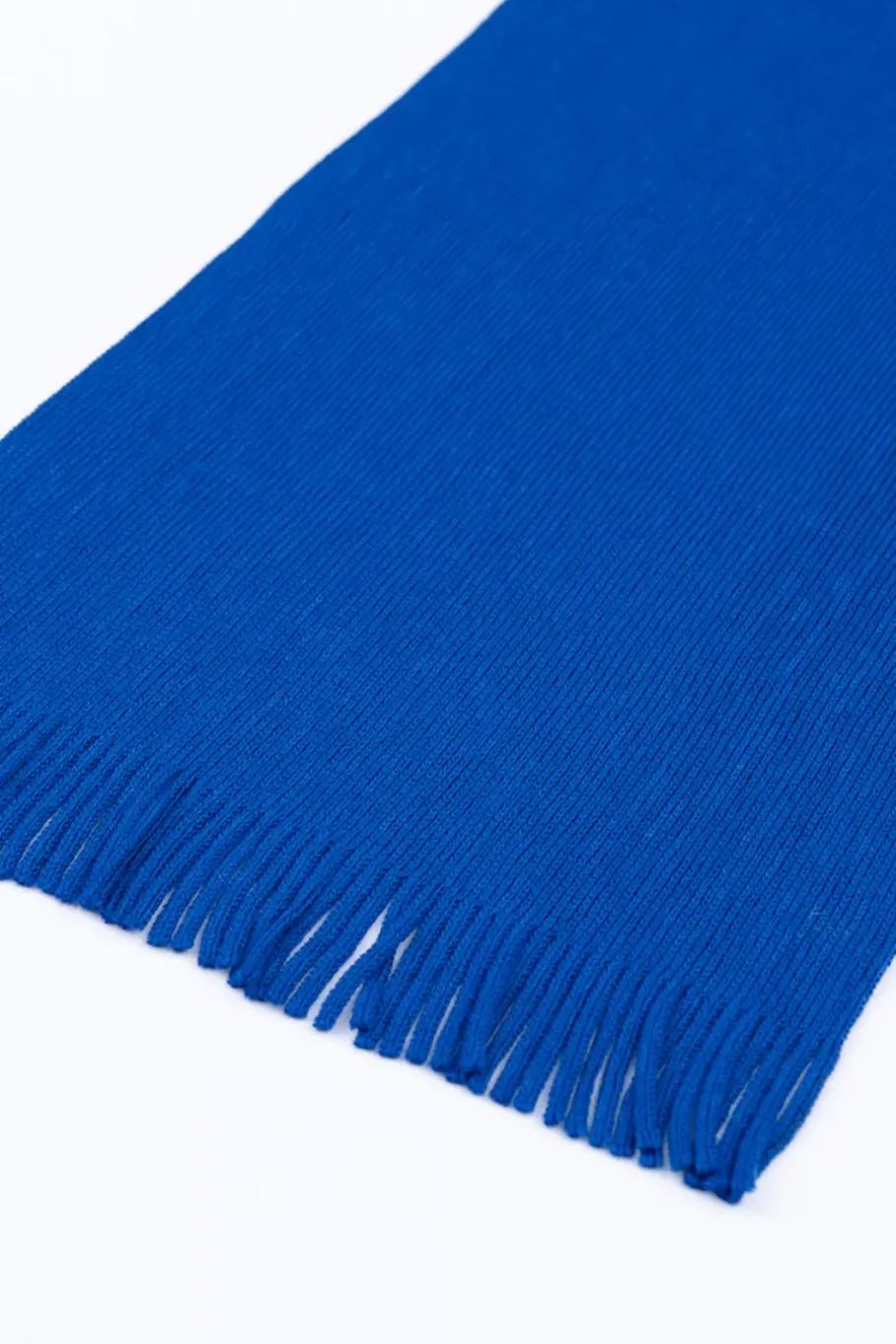 Rotholz Schal Merinowolle - Kobalt Blau