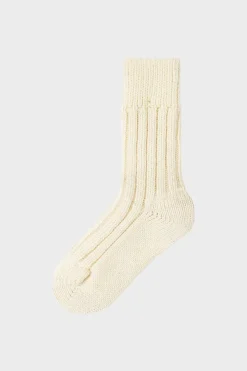 Discount Rotholz Schwere Socken Schurwolle - Weis