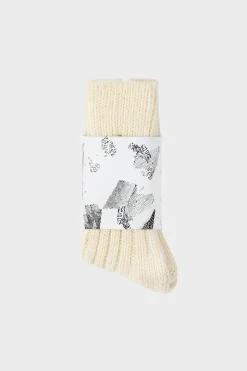 Discount Rotholz Schwere Socken Schurwolle - Weis
