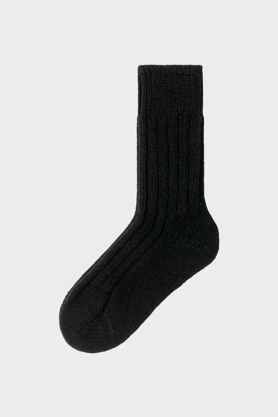 Online Rotholz Schwere Socken Schurwolle - Schwarz