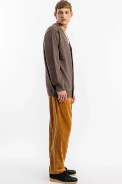 Best Rotholz Strick Cardigan Wollmischung - Braun