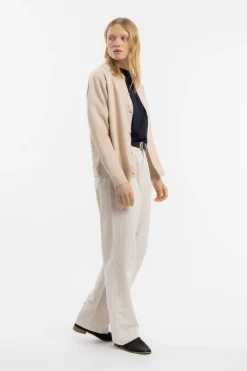 Hot Rotholz Strick Shirt Merinowolle - Sand