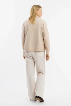 Hot Rotholz Strick Shirt Merinowolle - Sand