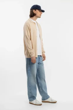 Clearance Rotholz Strick Shirt Merinowolle - Sand