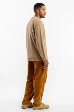 Discount Rotholz Strickpullover Wollmischung - Beige