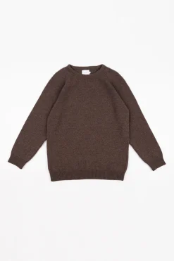 New Rotholz Strickpullover Wollmischung - Braun