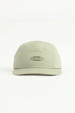 Outlet Rotholz Tech 5 Panel Cap Bio Baumwolle - Grun