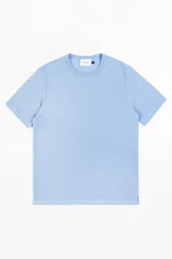 Clearance Rotholz T-Shirt Aus Waffle Cotton Hellblau