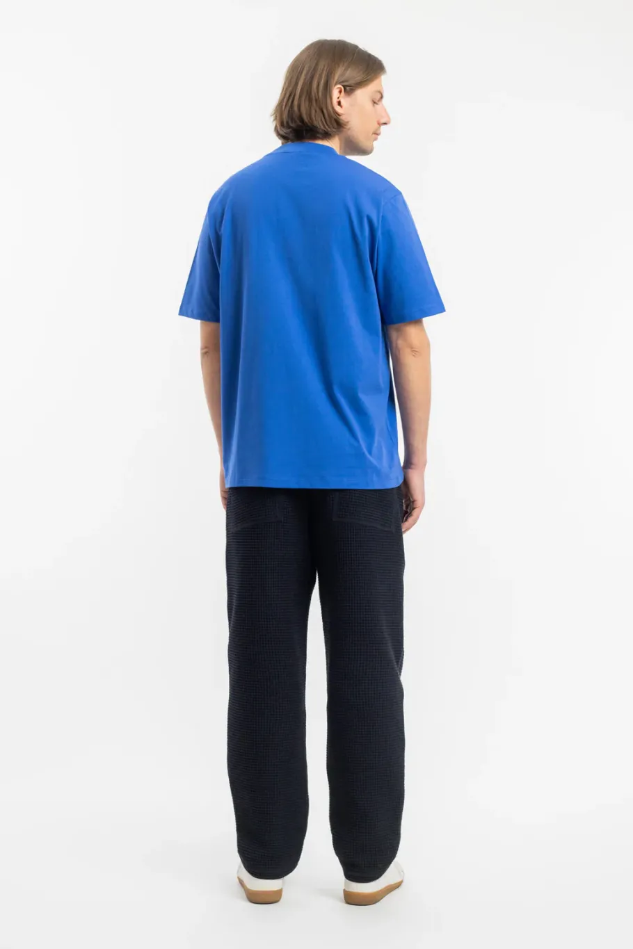 Clearance Rotholz T-Shirt Mit Breitem Kragen Bio Baumwolle - Blau
