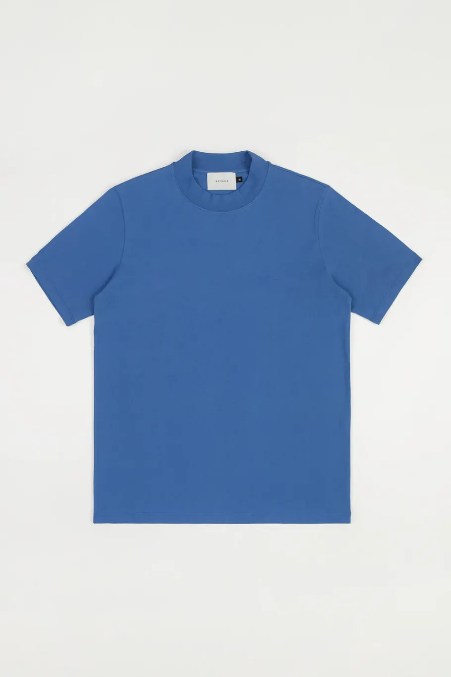 Clearance Rotholz T-Shirt Mit Breitem Kragen Bio Baumwolle - Blau