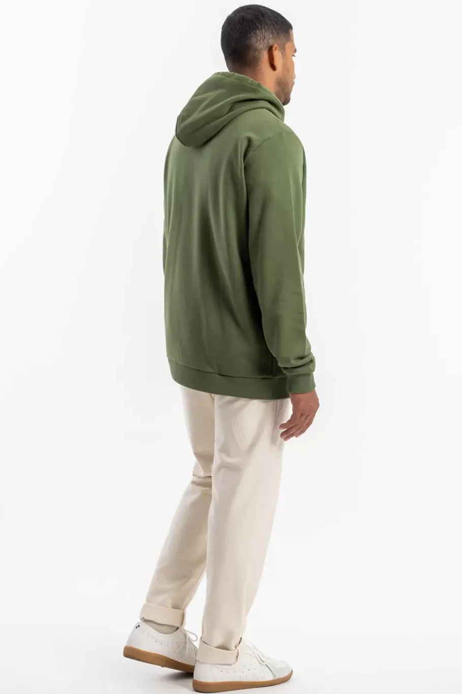 Hot Rotholz Varsity Logo Hoodie Bio Baumwolle - Grun