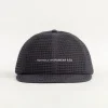 Clearance Rotholz Waffel Cap Bio Baumwolle - Schwarz