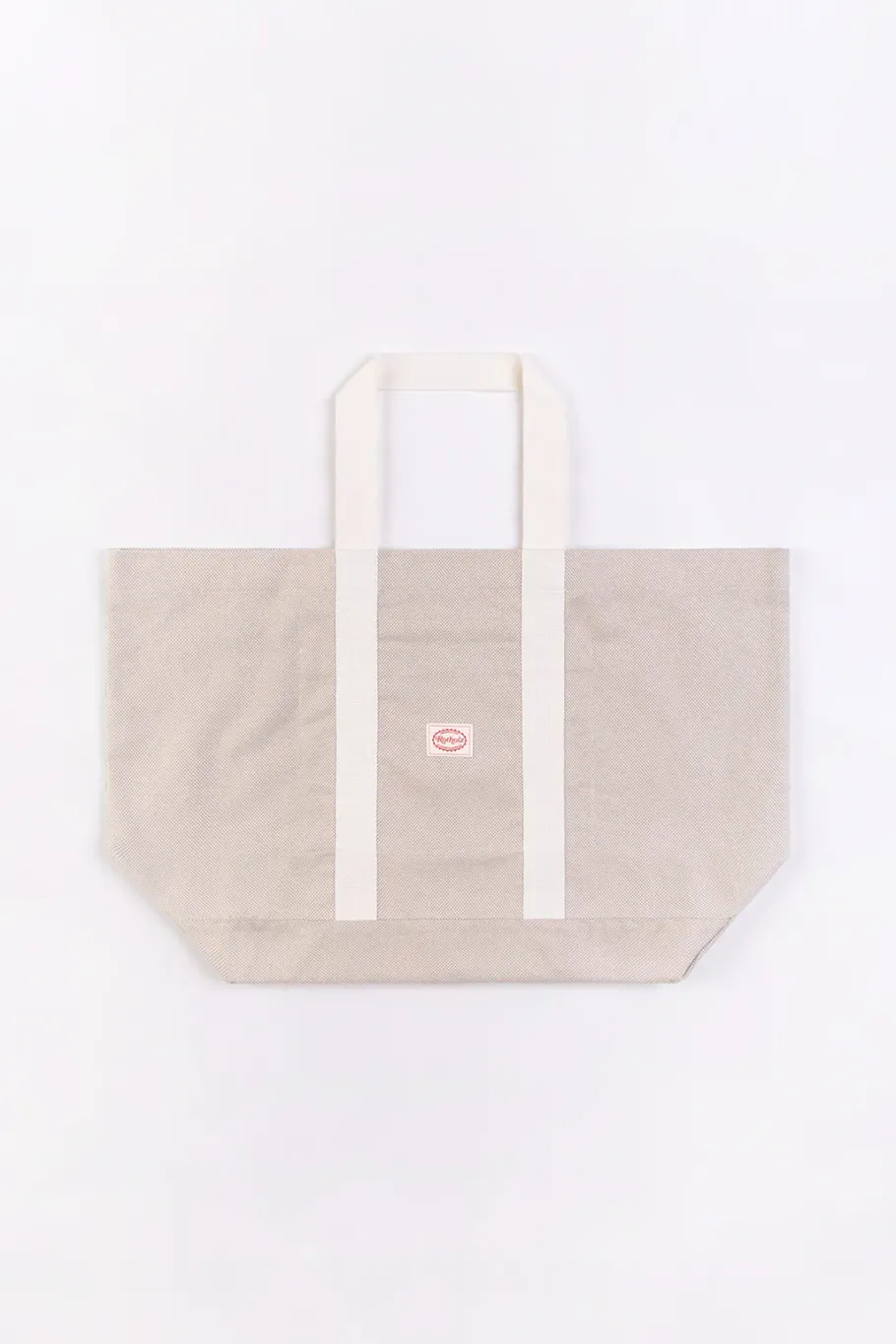 Outlet Rotholz Weekend Tote Bag Aus Bio Canvas Beige