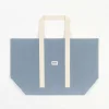 Hot Rotholz Weekend Tote Bag Bio Baumwolle - Hellblau