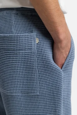Hot Rotholz Weite Hose Waffle Cotton - Hellblau