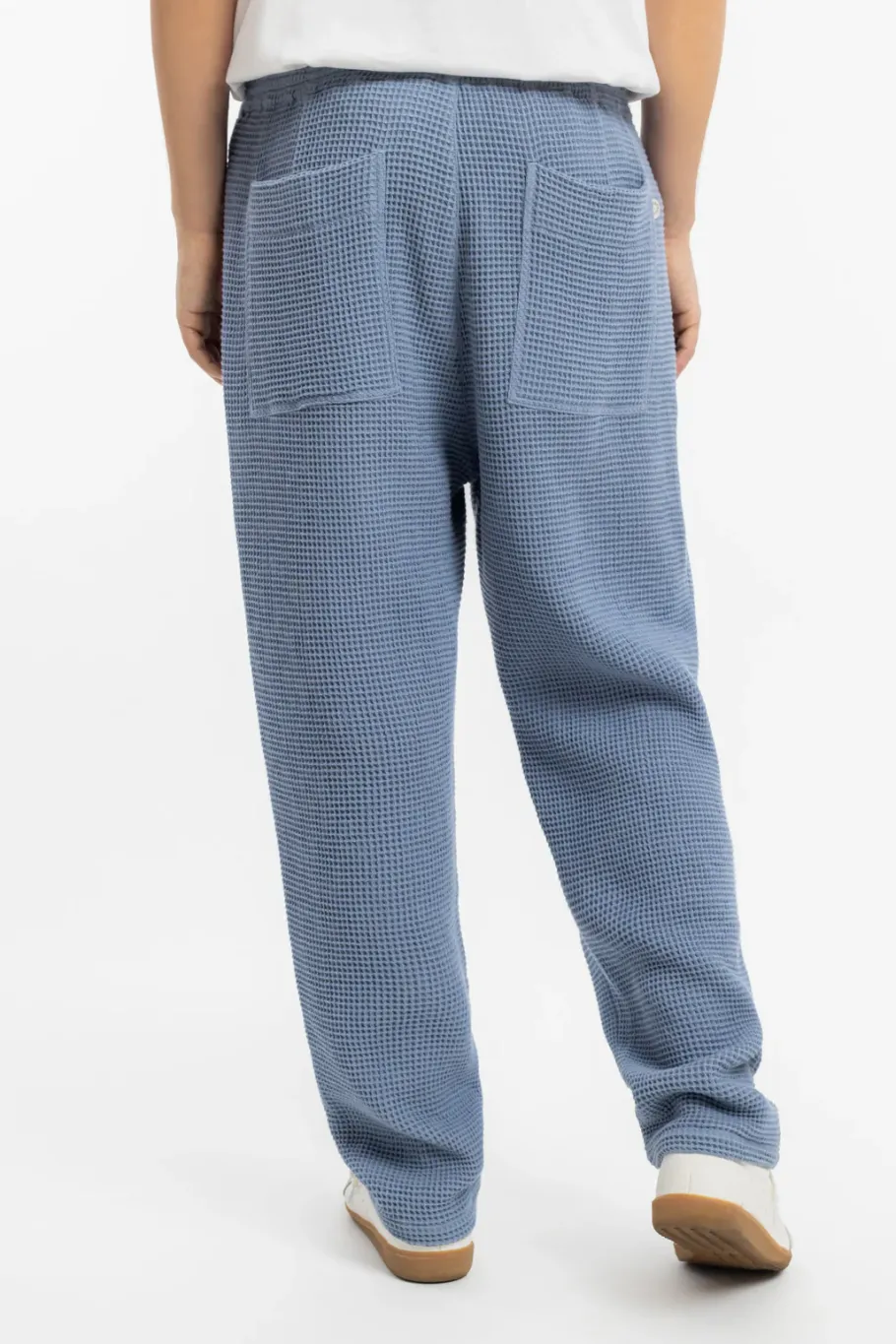 Hot Rotholz Weite Hose Waffle Cotton - Hellblau