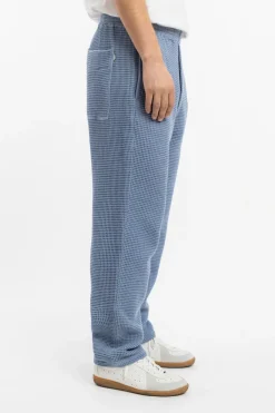 Hot Rotholz Weite Hose Waffle Cotton - Hellblau