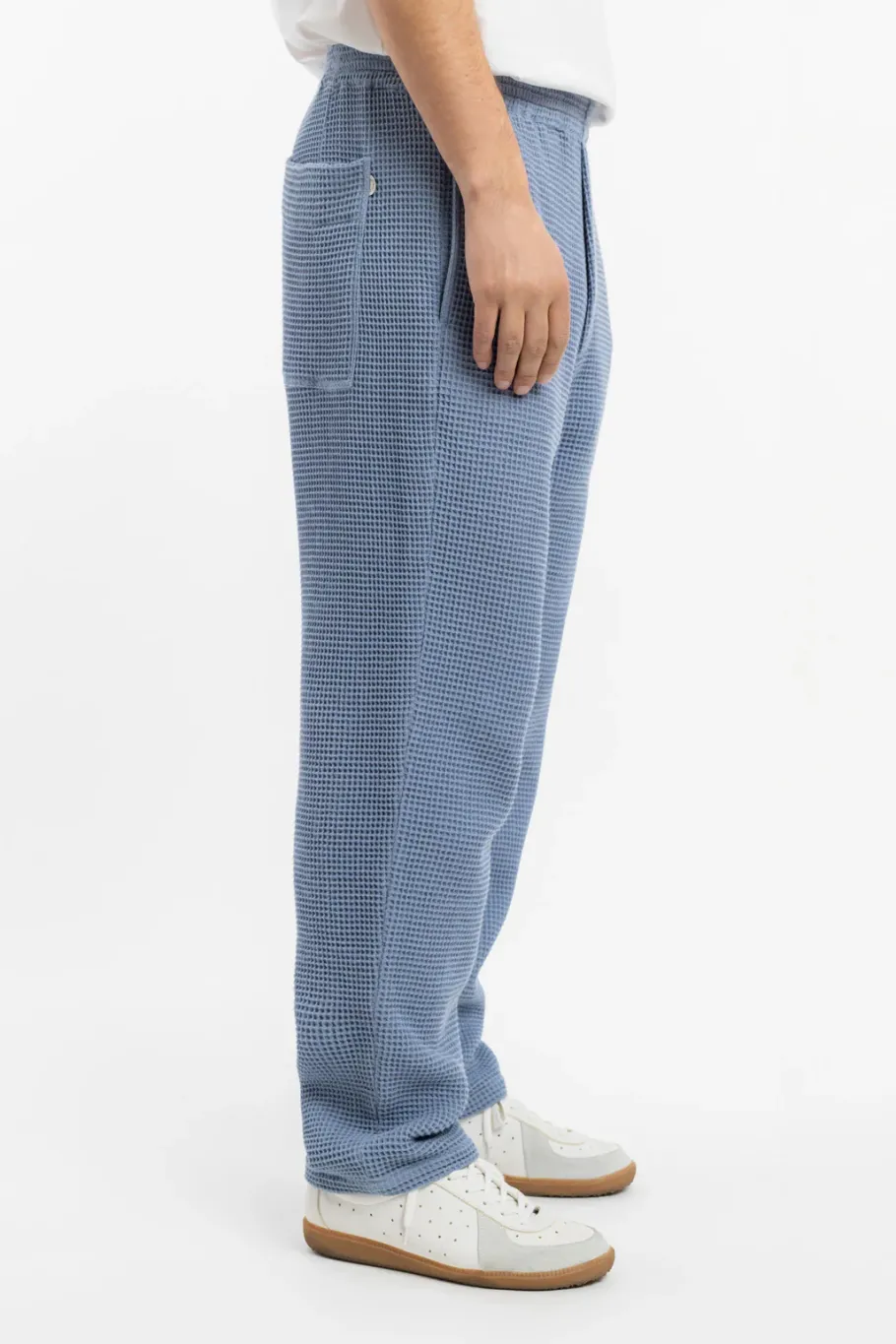 Hot Rotholz Weite Hose Waffle Cotton - Hellblau