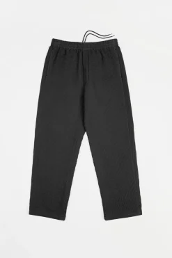 Online Rotholz Weite Hose Waffle Cotton - Schwarz