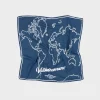 Outlet Rotholz Willkommen Bandana Bio Baumwolle Blau