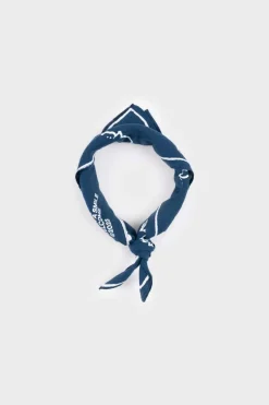 Outlet Rotholz Willkommen Bandana Bio Baumwolle Blau