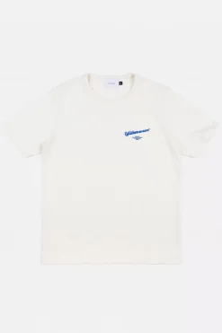 Best Rotholz Willkommen Print T-Shirt Bio Baumwolle - Off-White