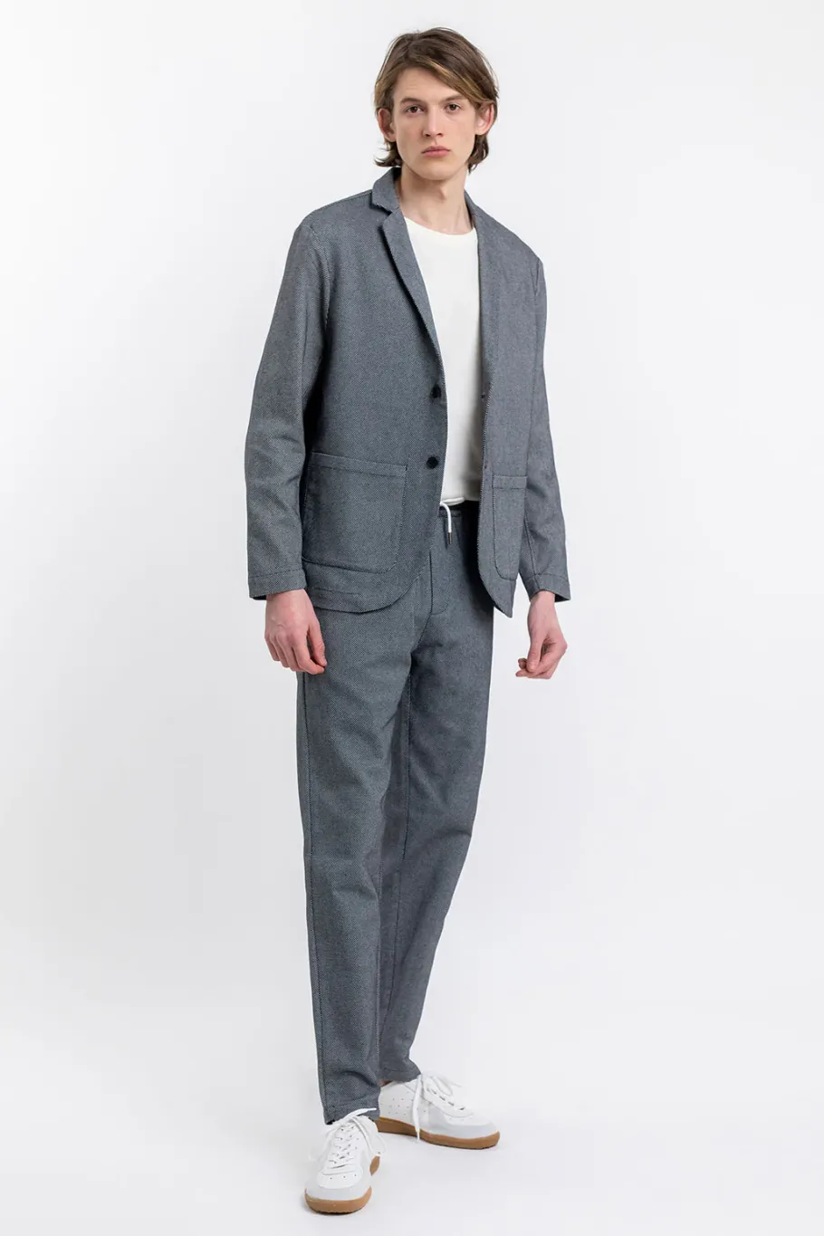 Discount Rotholz Workwear Blazer Aus Bio Canvas Schwarz Kariert