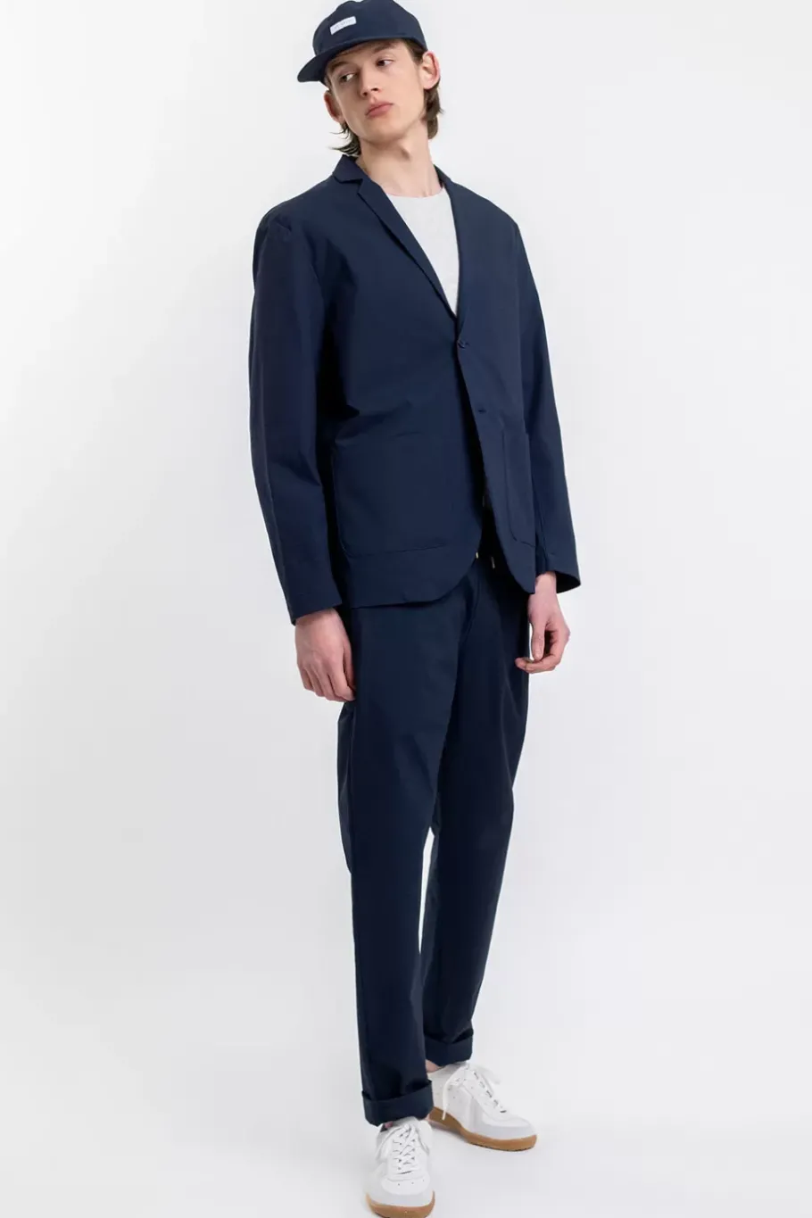 Best Rotholz Workwear Blazer Aus Bio Ripstop Blau