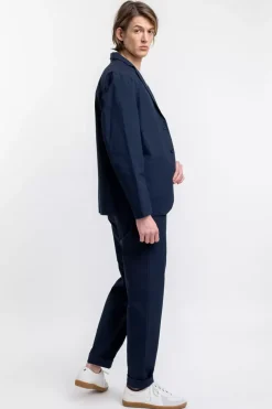 Best Rotholz Workwear Blazer Aus Bio Ripstop Blau