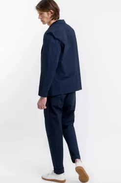 Best Rotholz Workwear Blazer Aus Bio Ripstop Blau