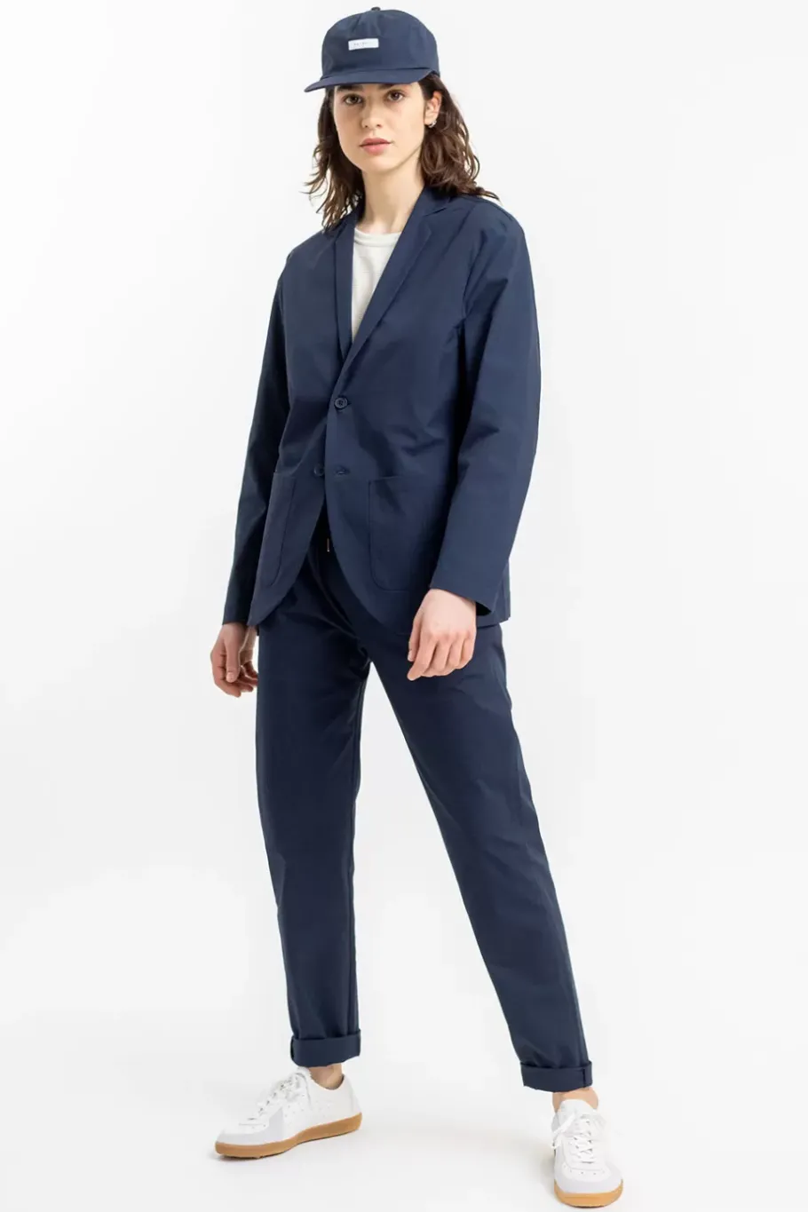 Clearance Rotholz Workwear Blazer Aus Bio Ripstop Blau