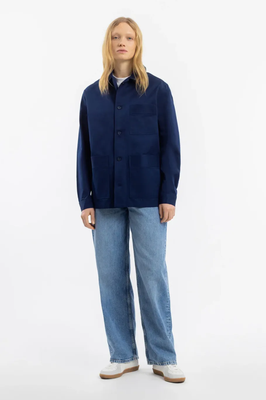 Clearance Rotholz Workwear Jacke Bio Twill - Blau